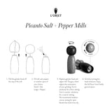 Picanto Salt + Pepper Mills (Set of 2) - L'OBJET
