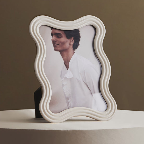 Ripple Frame - White Enamel - 5x7