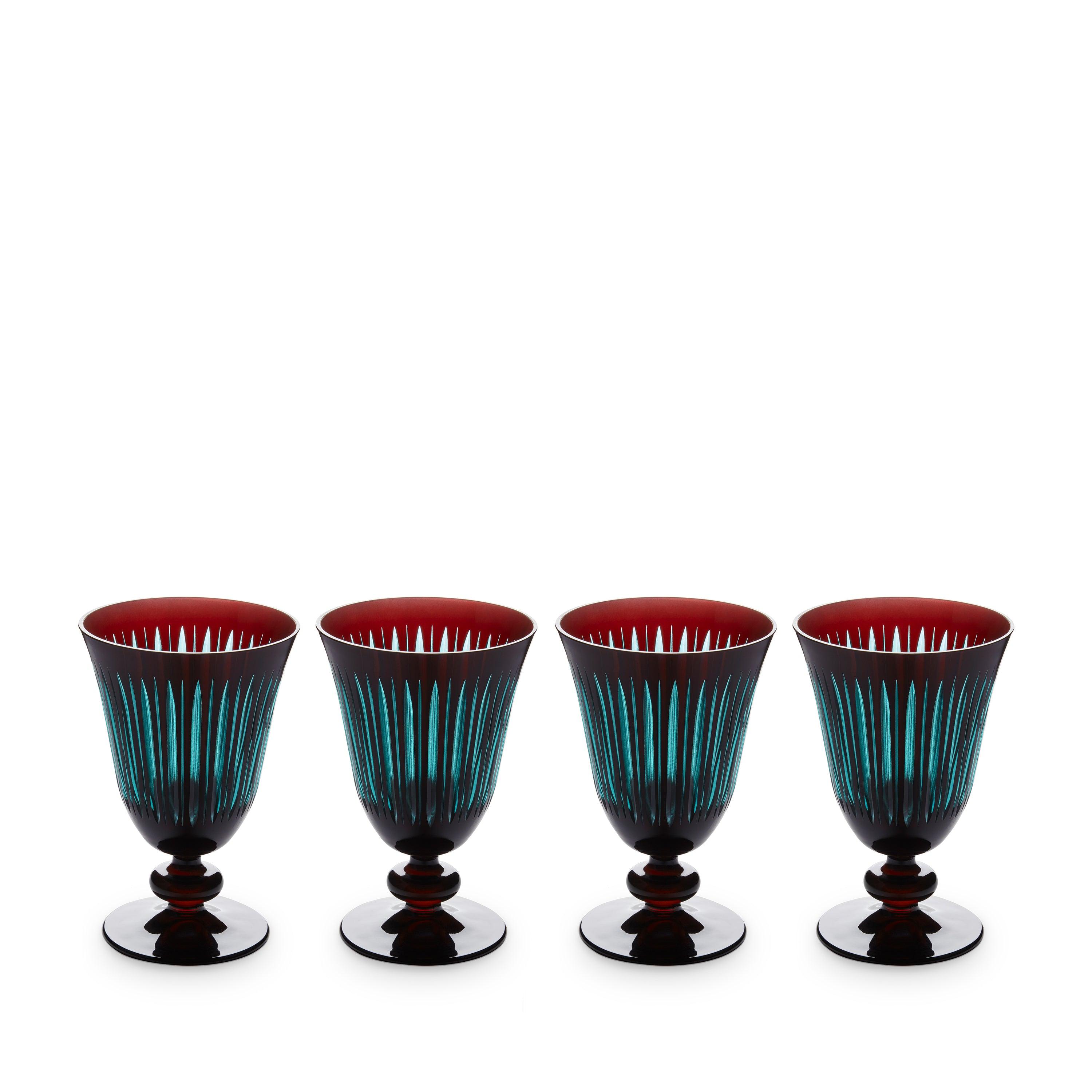 Prism Wine Glasses - Bordeaux (Set of 4)