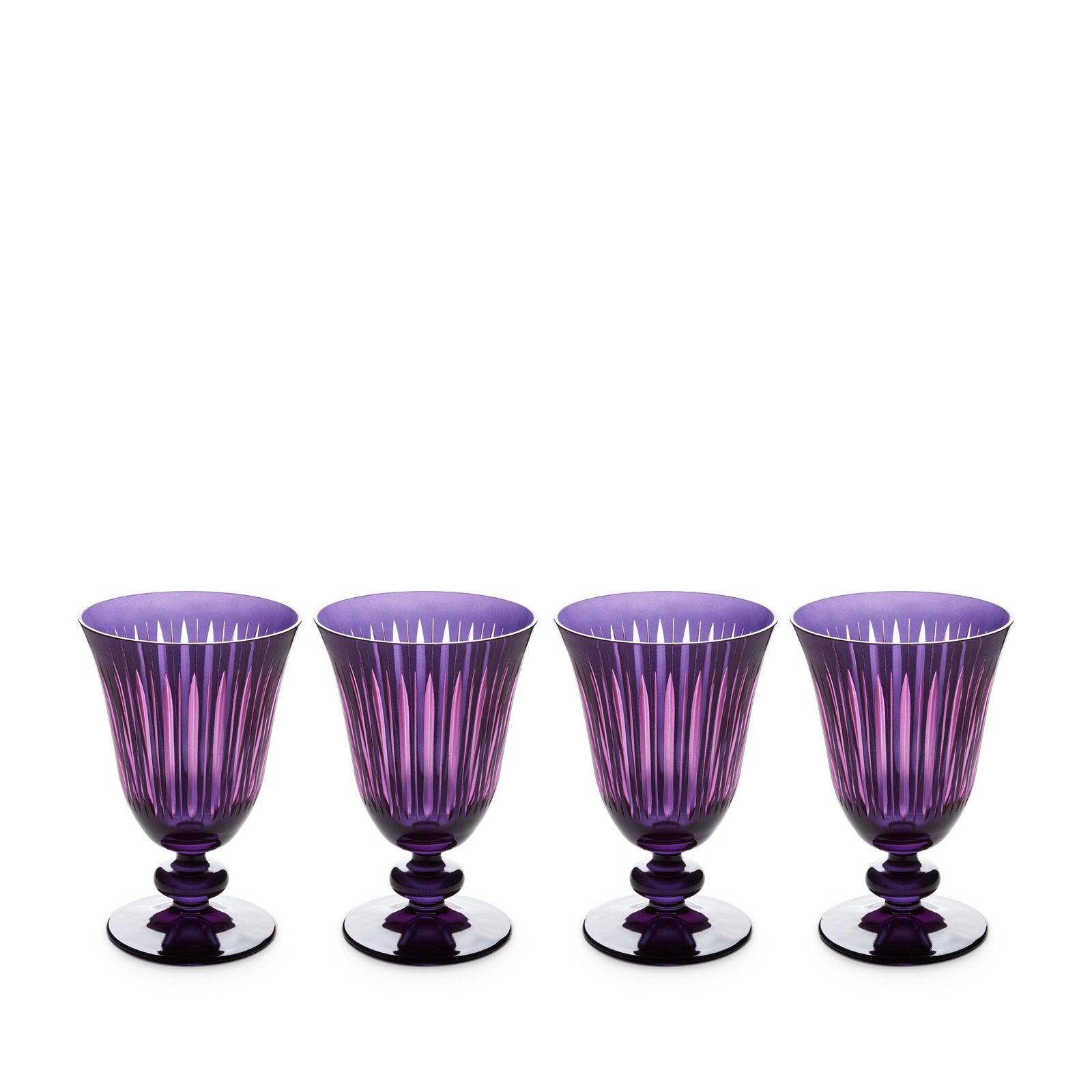 L'Objet Prism Purple Wine Glasses