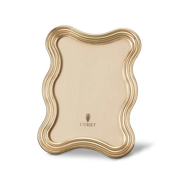 Luxury Picture Frames | Ripple Frame - Gold | L'OBJET