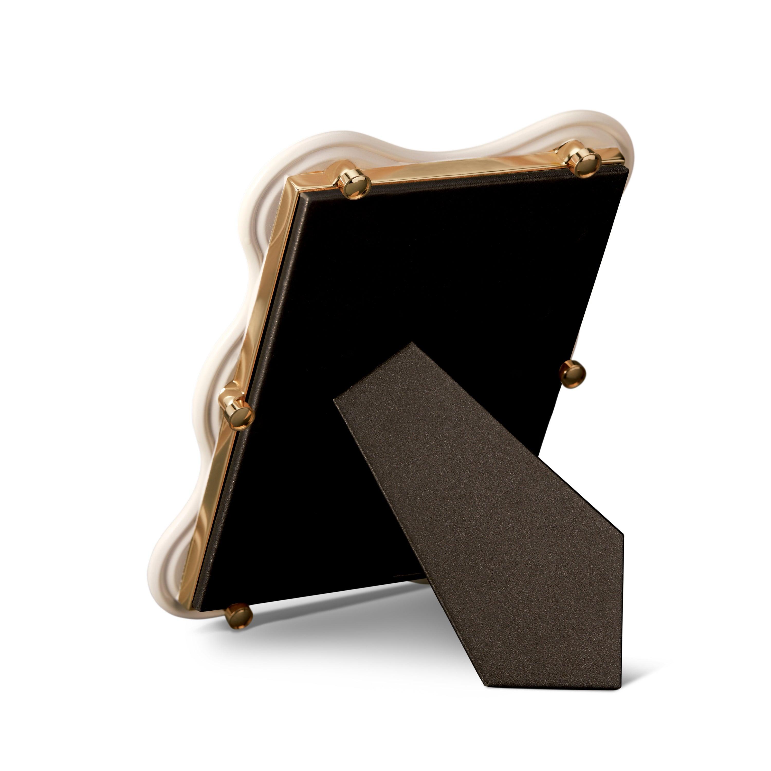 Luxury Picture Frames | Ripple Frame - White Enamel | L'OBJET