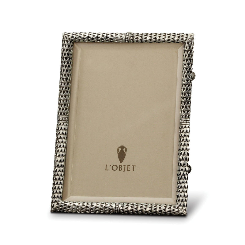 5x7-Inch Scales Frame in Gold - Intricate Serpent Texture Details and Meticulously Hand-Crafted with Luxurious Materials