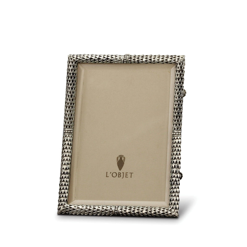 4x6-Inch Scales Frame in Gold - Intricate Serpent Texture Details and Meticulously Hand-Crafted with Luxurious Materials