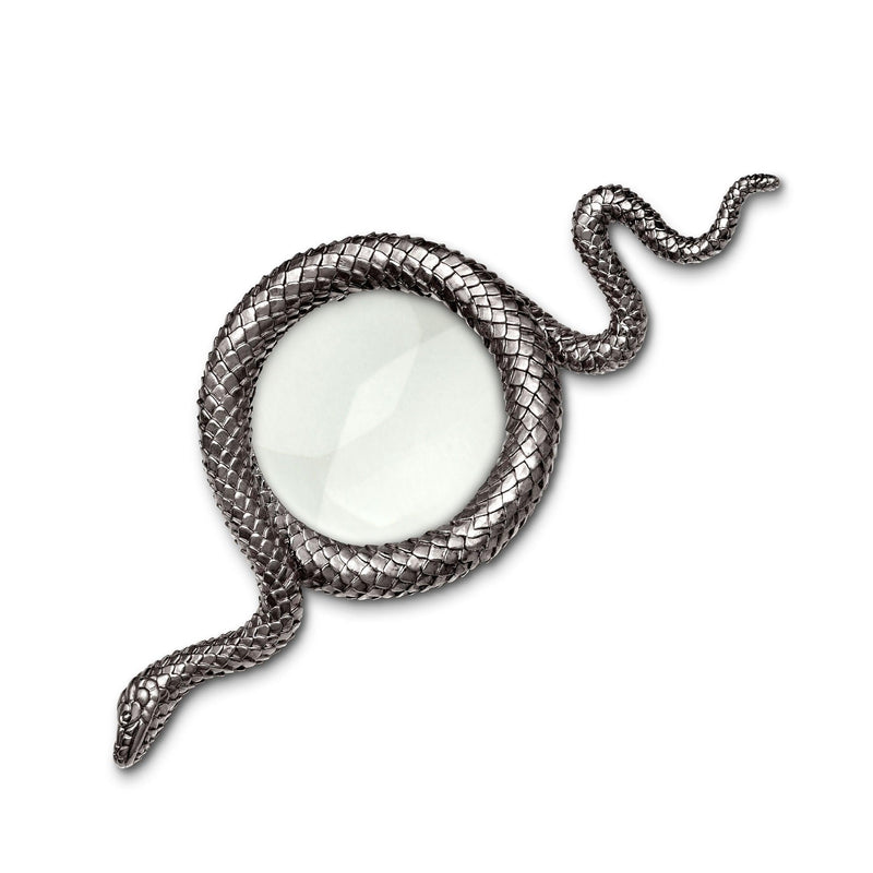Large Snake Magnifying Glass in Platinum by L'OBJET