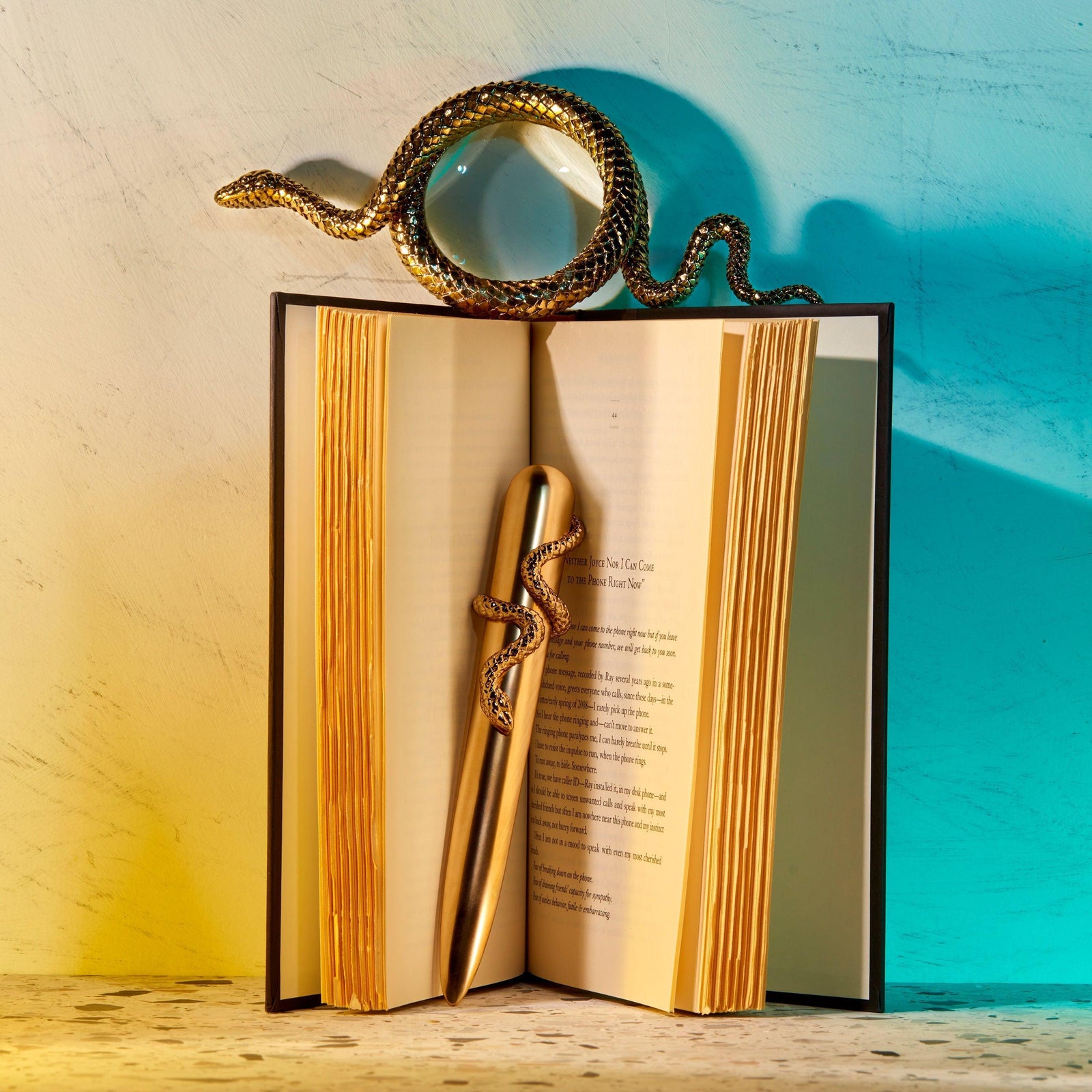 L'Objet Stars Magnifying Glass-金と白の結晶 L\u0027Objet Stars Magnifying Glass-金と白の結晶 Magnifying glass and