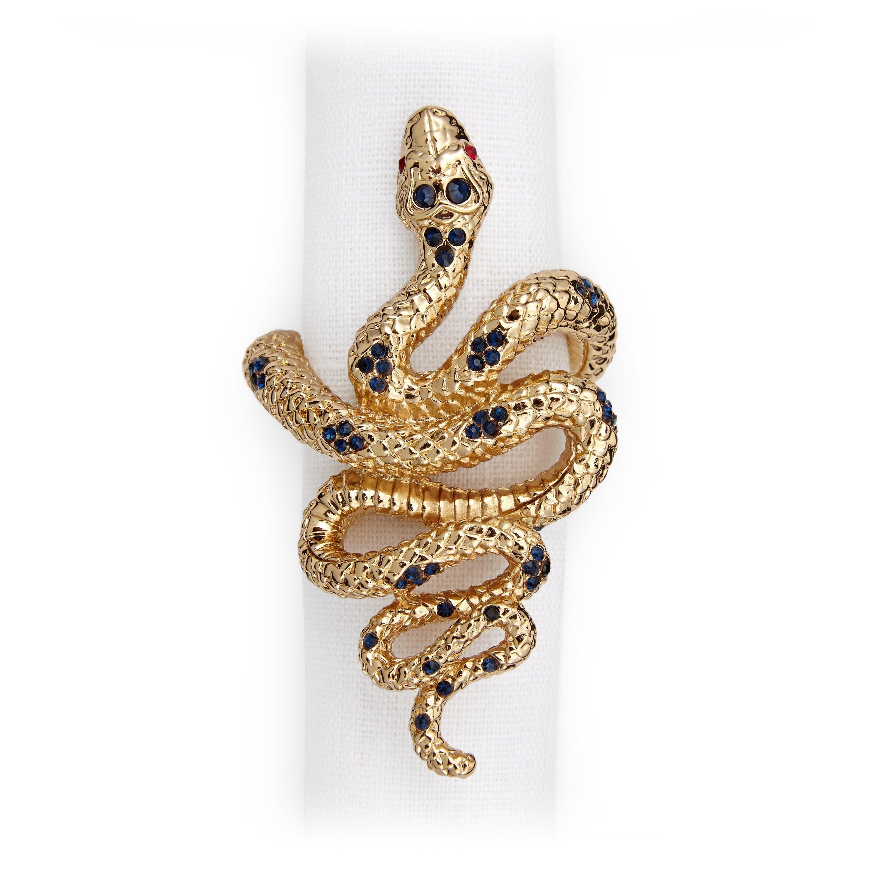 Snake Napkin Jewels (Set of 4)