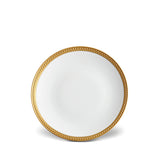Soie Tresse Bread and Butter Plate in Gold - Classic Yet Modern Design Made of Porcelain Creates a Contemporary Look on an Ancient Shape