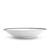 Large Soie Tresse Coupe Bowl in Black - Classic Yet Modern Design Made of Porcelain Creates a Contemporary Look on an Ancient Shape