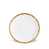 Soie Tresse Dessert Plate in Gold - Classic Yet Modern Design Made of Porcelain Creates a Contemporary Look on an Ancient Shape