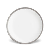 Soie Tresse Dinner Plate in Platinum - Classic Yet Modern Design Made of Porcelain Creates a Contemporary Look on an Ancient Shape