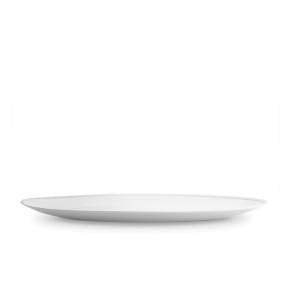 Large Soie Tresse Oval Platter in White - Classic Yet Modern Design Made of Porcelain Creates a Contemporary Look on an Ancient Shape