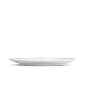 Small Soie Tresse Oval Platter in White - Classic Yet Modern Design Made of Porcelain Creates a Contemporary Look on an Ancient Shape