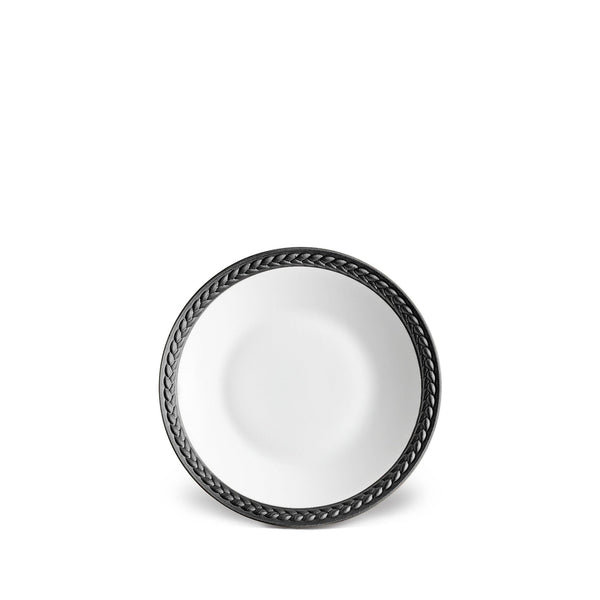Soie Tresse Sauce Dish and Spoon Rest in Black - Classic Yet Modern Design Made of Porcelain