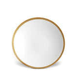 Soie Tresse Soup Plate in Gold - Classic Yet Modern Design Made of Porcelain Creates a Contemporary Look on an Ancient Shape