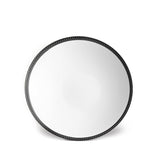 Soie Tresse Soup Plate in Black - Classic Yet Modern Design Made of Porcelain Creates a Contemporary Look on an Ancient Shape