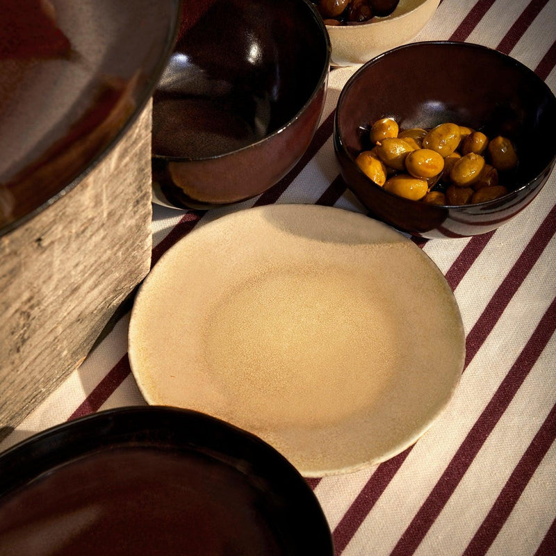 Terra Bread + Butter Plate - Leather - L'OBJET