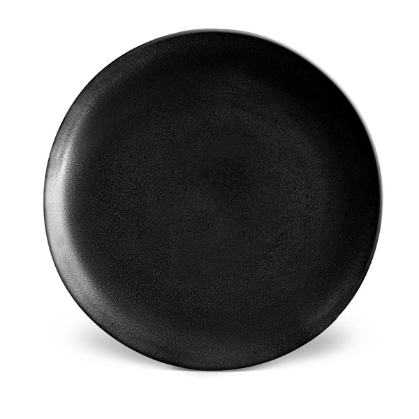 Terra Charger in Iron by L'OBJET - Hand-Crafted from Porcelain and Glazed Meticulously - Organic Shape