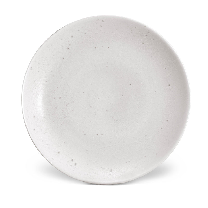 Terra Charger in Stone - Hand-Crafted from Porcelain and Glazed Meticulously - Organic Shape - Elevates Any Dining Space