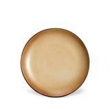 Terra Dessert Plate in Leather by L'OBJET - Hand-Crafted from Porcelain and Glazed Meticulously - Organic Shape
