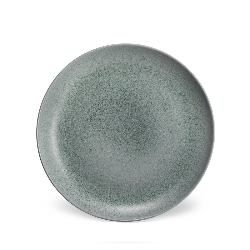 Terra Dinner Plate in Seafoam by L'OBJET - Hand-Crafted from Porcelain and Glazed Meticulously - Organic Shape