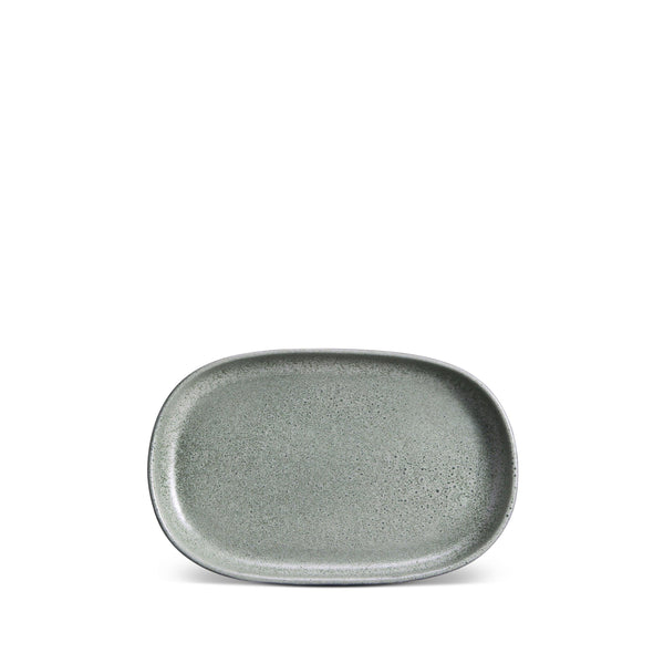 Terra Oval Platter - Seafoam - L'OBJET