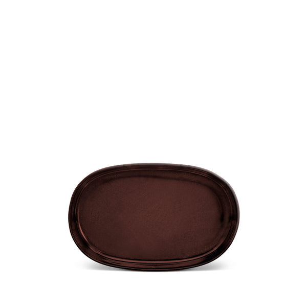Terra Oval Platter - Wine - L'OBJET