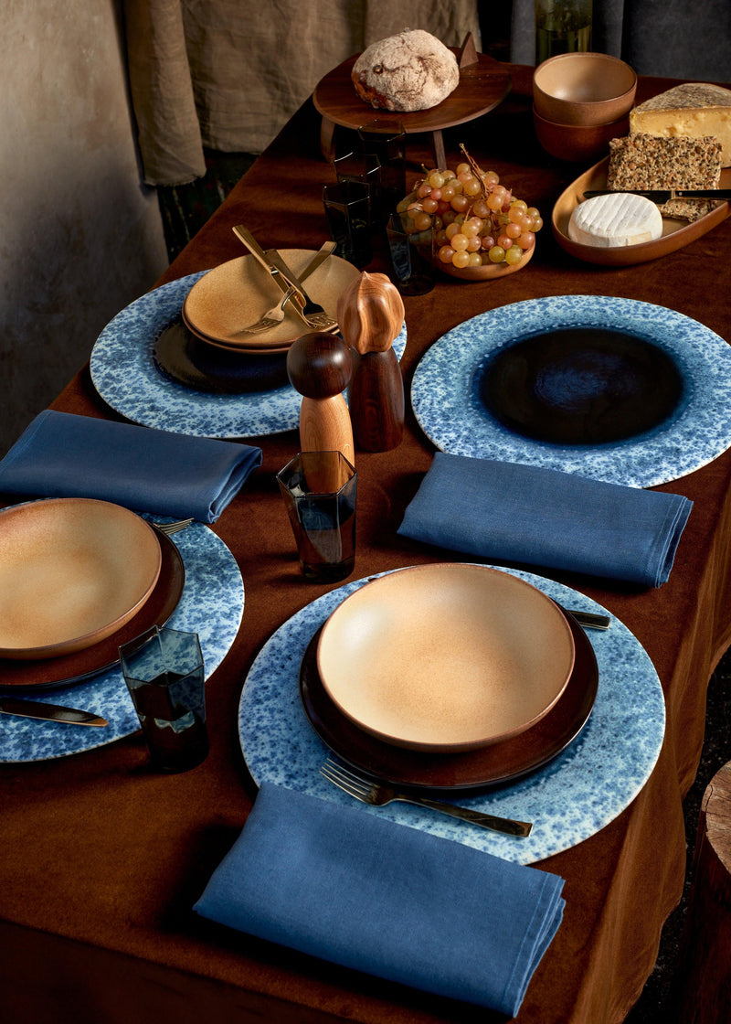 Terra Platter / Charger - Indigo - L'OBJET