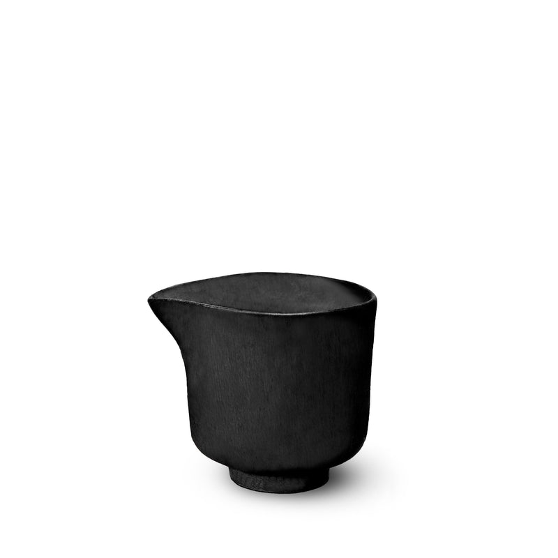 Terra Sauce Server in Iron by L'OBJET - Hand-Crafted from Porcelain and Glazed Meticulously - Organic Shape