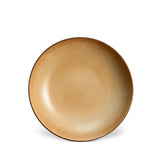 Terra Soup Plate in Leather by L'OBJET - Hand-Crafted from Porcelain and Glazed Meticulously - Organic Shape