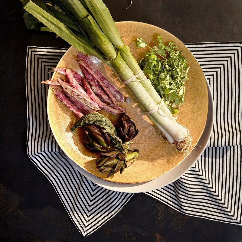 Terra Soup Plate - Leather - L'OBJET