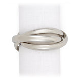 Three Ring Napkin Jewels (Set of 4) - L'OBJET