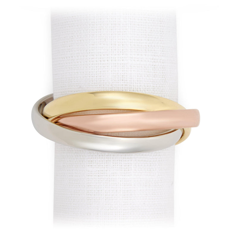 Three Ring Napkin Jewels (Set of 4) - L'OBJET