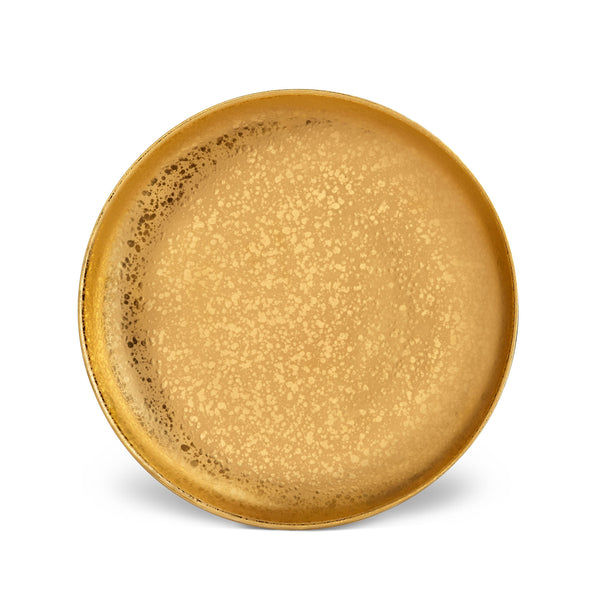 Gold Alchimie Dinner Plate by L'OBJET